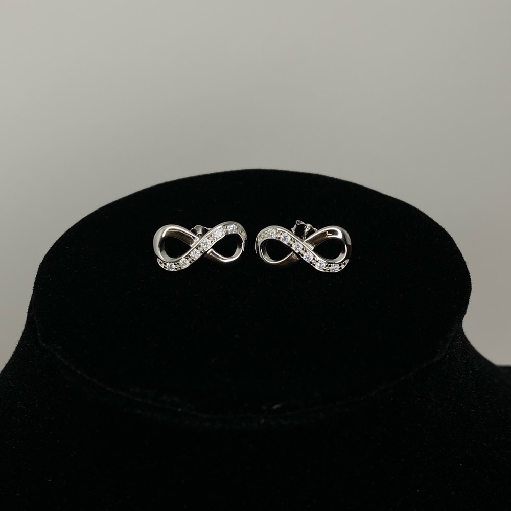 infinity earrings Sterling Silver